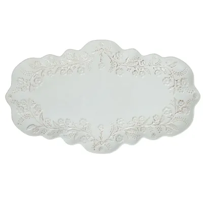 Berry & Thread Whitewash Thistle Tray 16"