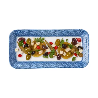 Le Panier White/Delft Blue 13" Hostess Tray