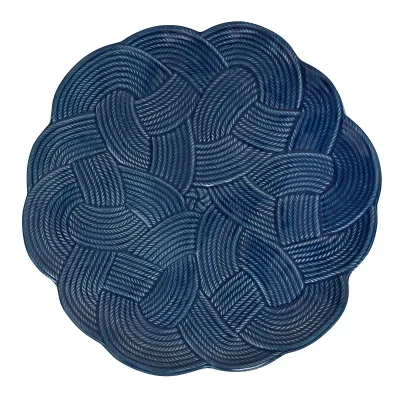 Le Panier Denim Mystic Knot Charger/Platter