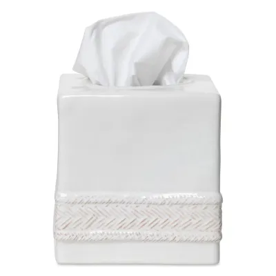 Le Panier Tissue Cover - Whitewash