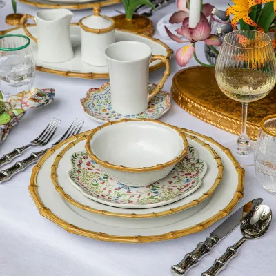 Bamboo Natural 4pc Place Setting
