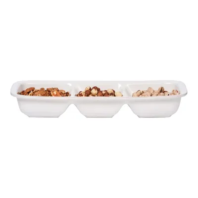 Puro Whitewash 15" Triple Section Server
