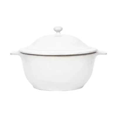 Puro 12" Casserole with Lid Whitewash