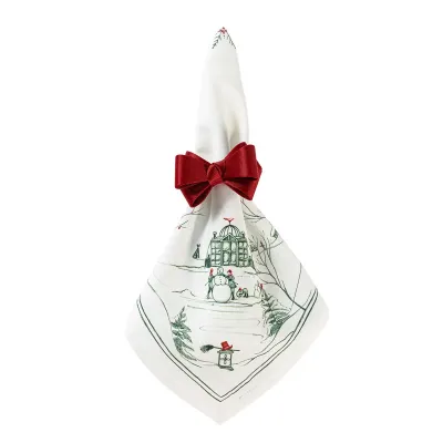 Country Estate Winter Frolic Napkin Evergreen