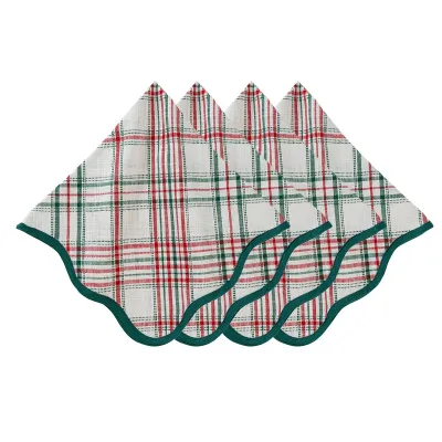Merry Tartan Napkin Set of 4