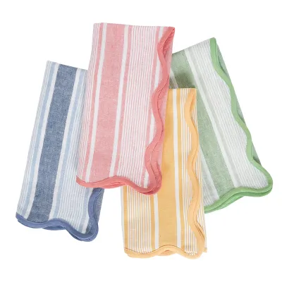 Cabana Stripe Napkin Assorted Set of 4 - Multi