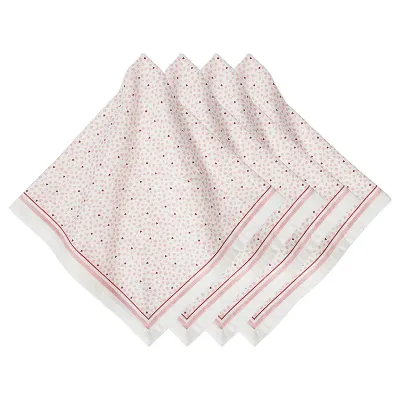 Love You More Pink Napkin Set of 4