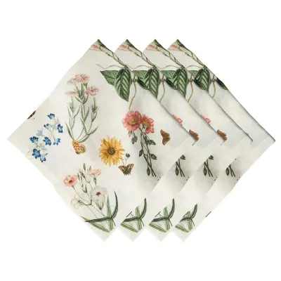 Floral Garden Multi Napkin Set of 4