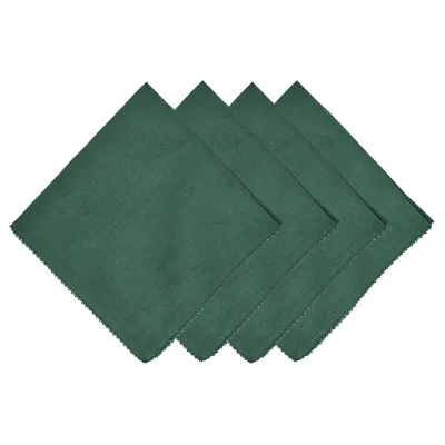 Berry Evergreen Scallop Napkin Set of 4