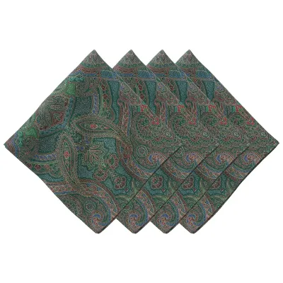 Paisley Evergreen Napkin Set of 4