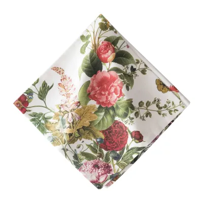 Field of Flowers Napkin - White