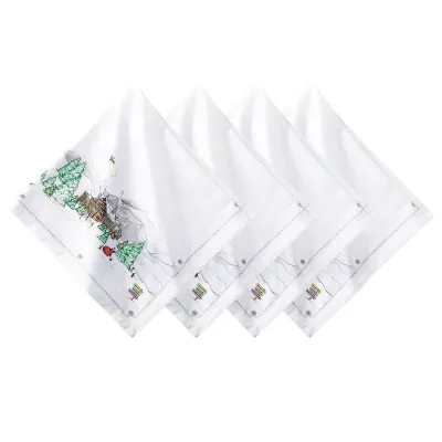 Berry & Thread North Pole Multi Napkin Set of 4