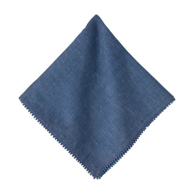 Berry Trim Napkin - Navy