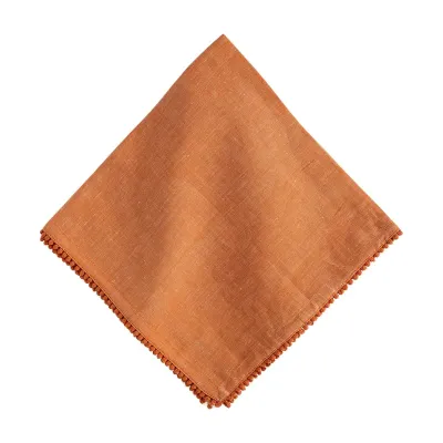 Berry Trim Napkin - Persimmon