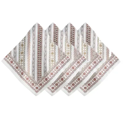 Seville Stripe Natural Napkin Set of 4