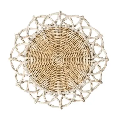 Provence Rattan Placemat - Whitewash