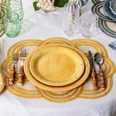 Scallop Stripe Sunshine Placemat