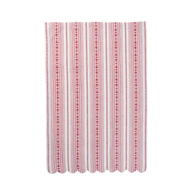 Villa Stripe Kitchen Towel Set of Two Ruby