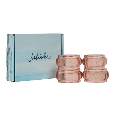 Provence Blush Napkin Ring Set of 4