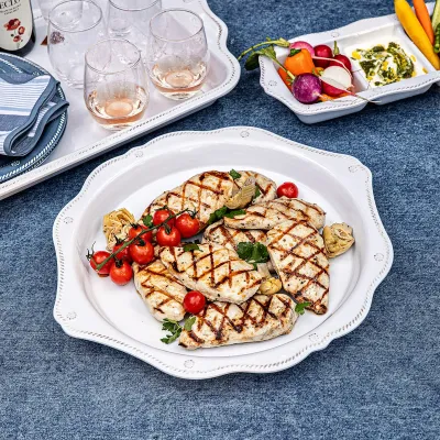 Berry & Thread Melamine 17" Rd Platter