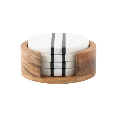 Stonewood Stripe Coaster Set of 4