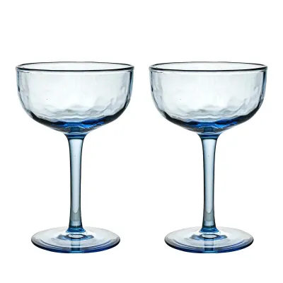 Puro Chambray Cocktail Coupe Set of 2