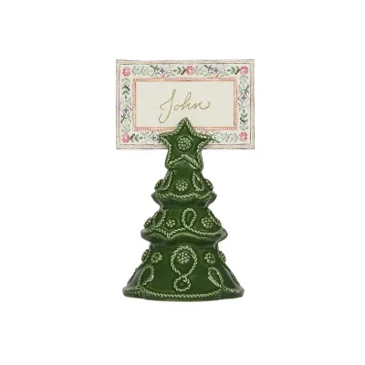 Berry & Thread Tree Place Card Holder Set of Four Basil