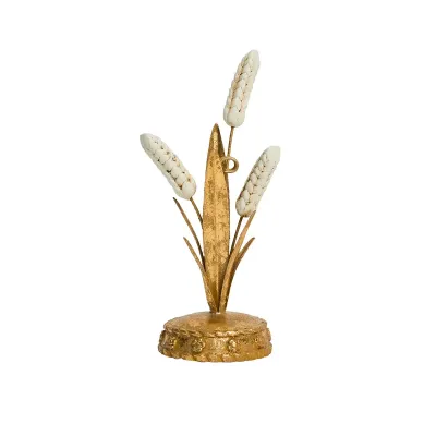 Forest Walk Gold Wheat Place Card Holder