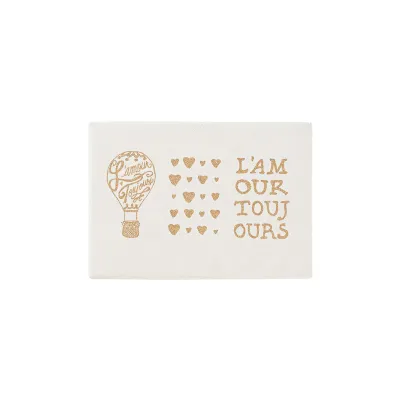 L'Amour Toujours Note Card Assorted Set/6 Gold