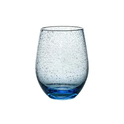 Provence Chambray Stemless Wine Glass