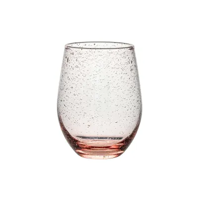 Provence Blush Stemless Wine Glass