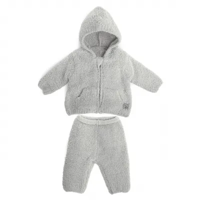 Baby Hoodie with Pant Stone 6-12m