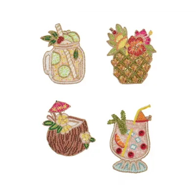 Happy Hour Multi Coaster Set of 4 in a Gift Bag