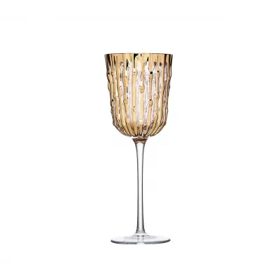 Bamboo Gold Wine Glass Set of 4