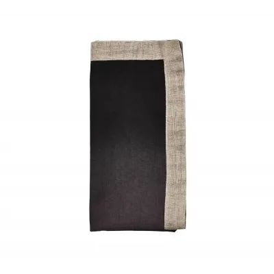 Dip Dye Gray/Black Napkin