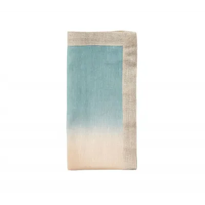 Dip Dye Natural/Seafoam Napkin