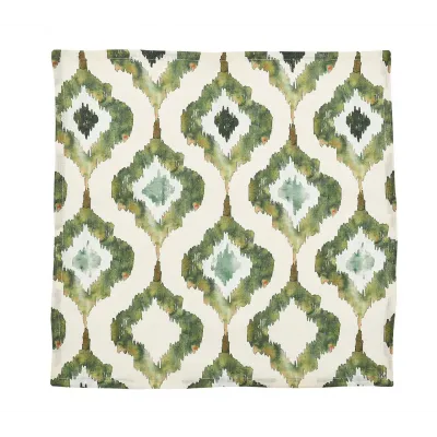 Watercolor Ikat Olive Napkin