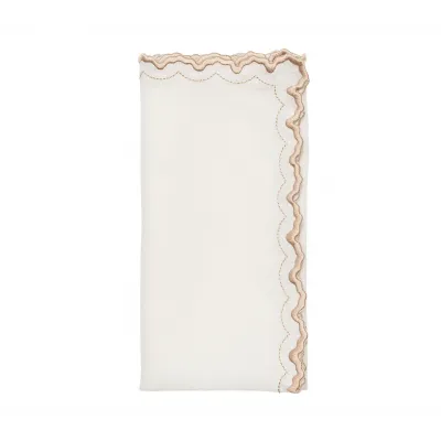 Arches White & Natural Napkin Set of 4
