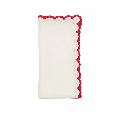 Arches White/Red/Gold Napkin