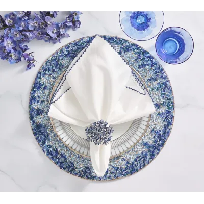 Casbah White & Blue Napkin