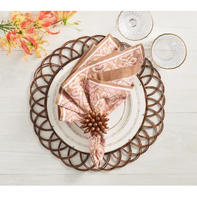 Alfresco Brown & Orange Napkin