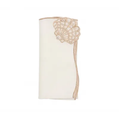 Beachcomber White & Natural Napkin Set of 4