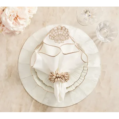Beachcomber White & Natural Napkin Set of 4