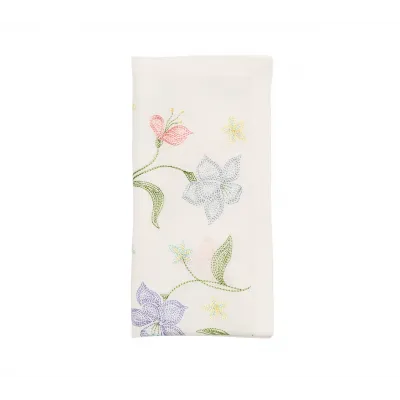 Vista White & Multi Napkin Set of 4