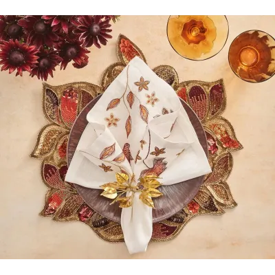 Maple Hues White/Multi Napkin