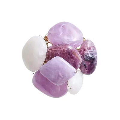 Sea Stone Lilac Napkin Rings