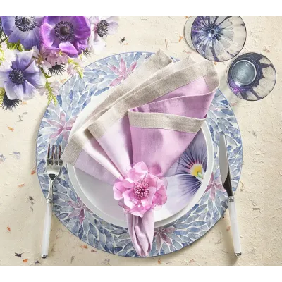 Gardenia Lilac Napkin Ring