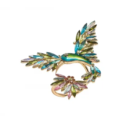 Hummingbird Set of 4 Multi Napkin Rings