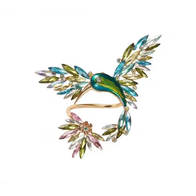 Hummingbird Set of 4 Multi Napkin Rings