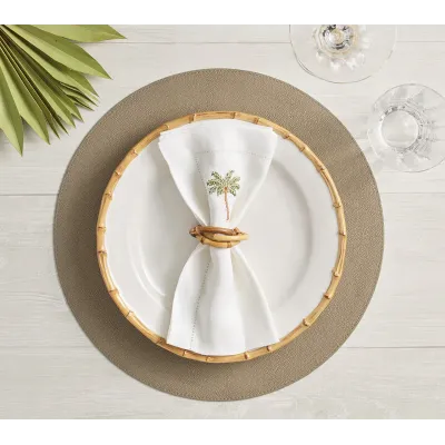 Bamboo Trinity Natural Napkin Ring Set of 4
